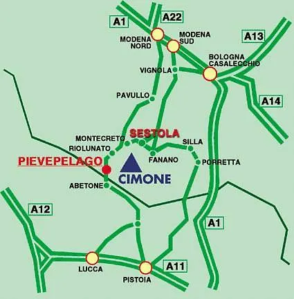 Szálloda Pineta Pievepelago